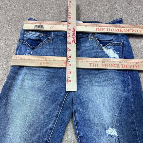 A2J Jeans Women’s Blue Skinny Pockets Distressed Size 7 - Picture 2 of 12